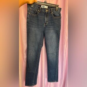 Old Navy Dark Blue Ankle Jeans